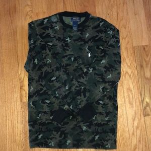 Camo Polo thermal long sleeve